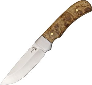 ER107.jpg Elk Ridge Small Hunter Fixed Blade - Burl Wood
