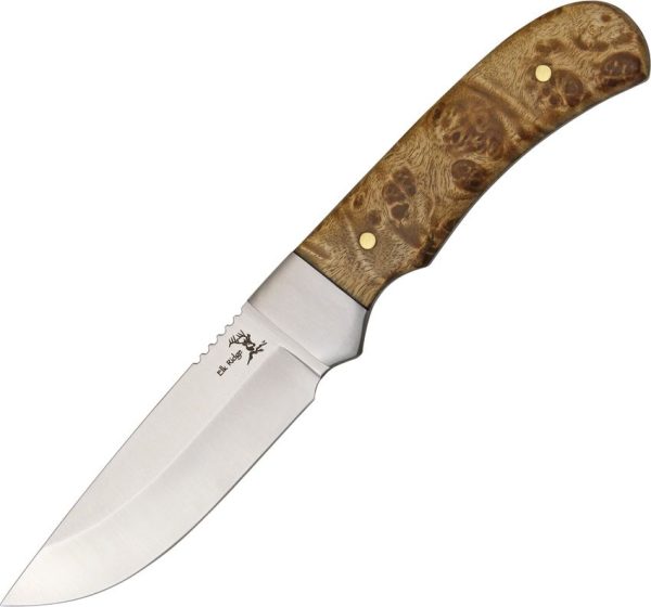 ER107.jpg Elk Ridge Small Hunter Fixed Blade - Burl Wood