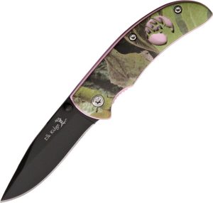 ER120.jpg Elk Ridge Linerlock 440 Stainless Green Camo