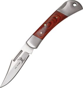 Elk Ridge Lockback Pakkawood 440 Stainless