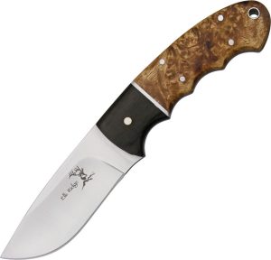 Elk Ridge Hunter 440 Stainless Burl Wood Full Tang