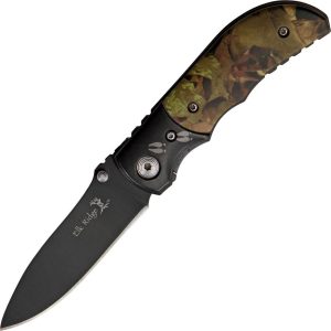 Elk Ridge Linerlock Camo 440 Stainless Blade