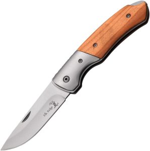 Elk Ridge Wood Lockback Knife - 3.25 Inch Blade
