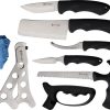 Elk Ridge Nine Piece Big Game Kit 440 Stainless Fixed Blade