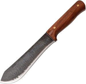Elk Ridge Fixed Blade Knife 7" 65Mn Steel Cherry Wood Handle