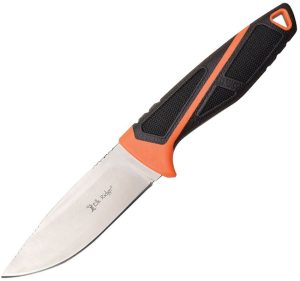ER20023OR.jpg Elk Ridge Fixed Blade Fire Starter Black Orange Handle