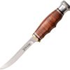 Elk Ridge Outskirt Fixed Blade Knife 8Cr13MoV Leather Handle