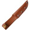 Elk Ridge Outskirt Fixed Blade Knife 8Cr13MoV Leather Handle