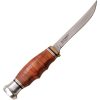 Elk Ridge Outskirt Fixed Blade Knife 8Cr13MoV Leather Handle