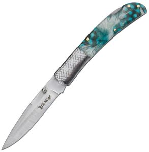 Elk Ridge Lockback Green - POM Handle 3in Blade
