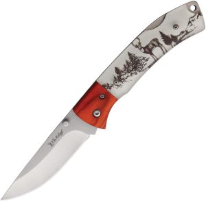 Elk Ridge Lockback Deer - Drop Point 3.25in Blade
