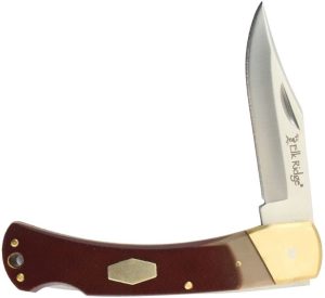 Elk Ridge Lockback Delrin Folding Knife 3.75" Satin Blade