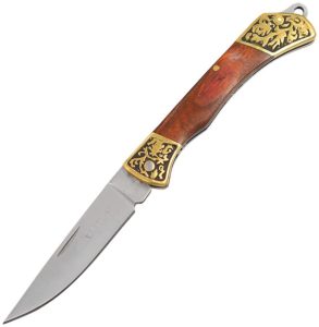 ER2023RD.jpg Elk Ridge Slip Joint Wood Drop Point Knife