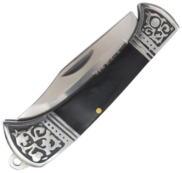 Elk Ridge Slip Joint Black Wood Clip Blade