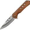 Elk Ridge Linerlock Wood Drop Point Folding Knife
