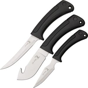 Elk Ridge Three Piece Outdoor Knife Set 440 Stainless