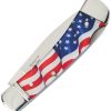 Elk Ridge Lockback American Flag - 3.75 inches