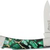 Elk Ridge Lockback Dark Green Folding Knife