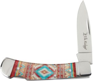 Elk Ridge Lockback Orange SW Folding Knife
