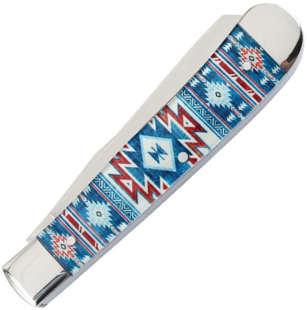 Elk Ridge Trapper Blue SW Folding Knife