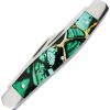 Elk Ridge Stockman Dark Green Multi-Blade Folding Knife
