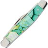 Elk Ridge Stockman Light Green Multi-Blade Folding Knife