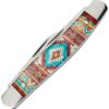 Elk Ridge Stockman Orange Southwest Multi-Blade Folding Knife