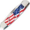 Elk Ridge Canoe American Flag Two-Blade Folding Knife
