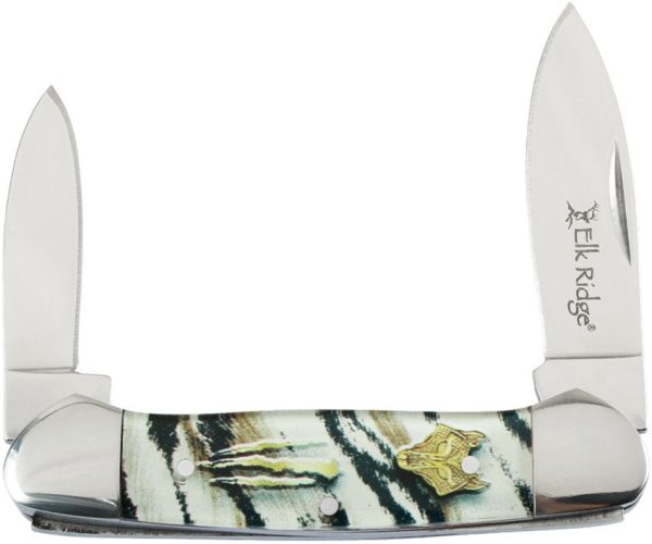 ER42454BK.jpg Elk Ridge Canoe Black/White Two-Blade Folding Knife