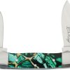 ER42454DG.jpg Elk Ridge Canoe Dark Green Two-Blade Folding Knife