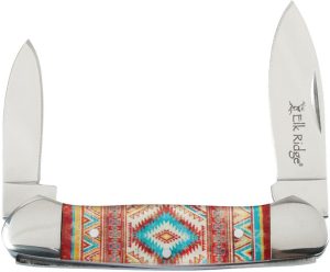 ER42454OR.jpg Elk Ridge Canoe Orange SW Folding Knife - 3Cr13 Stainless