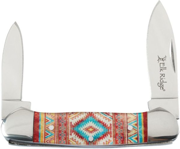 Elk Ridge Canoe Orange SW Folding Knife - 3Cr13 Stainless