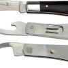 Elk Ridge Hobo Knife Brown Wood - Multi-Tool Folder