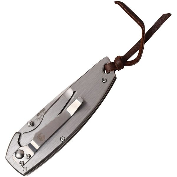 Elk Ridge ER933 Framelock Drop Point Stainless Folder