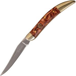 Elk Ridge Toothpick Brown Swirl Folding Knife