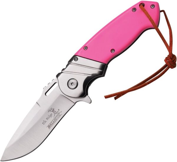 Elk Ridge Ballistic Linerlock A/O Pink Synthetic
