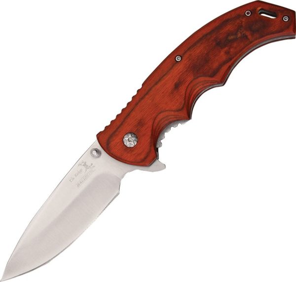 Elk Ridge Ballistic Linerlock Satin/Brown