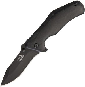 ERA013BK.jpg Elk Ridge Linerlock Black A/O Wood Handle