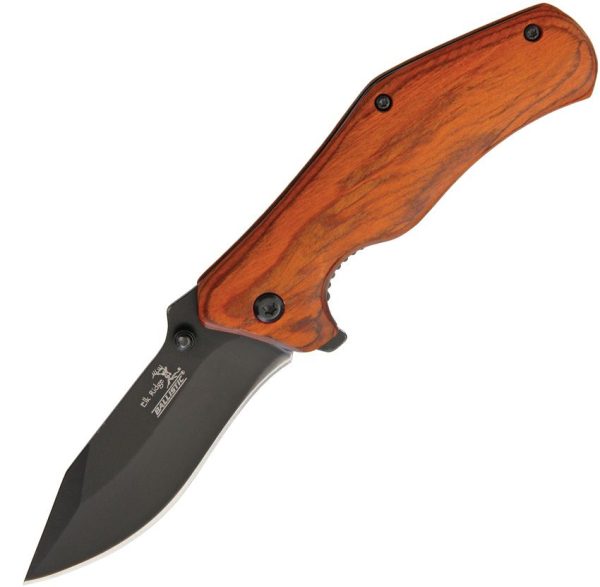 ERA013RW.jpg Elk Ridge Linerlock Red A/O Pakkawood