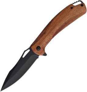 Elk Ridge Linerlock A/O Light Brown Drop Point