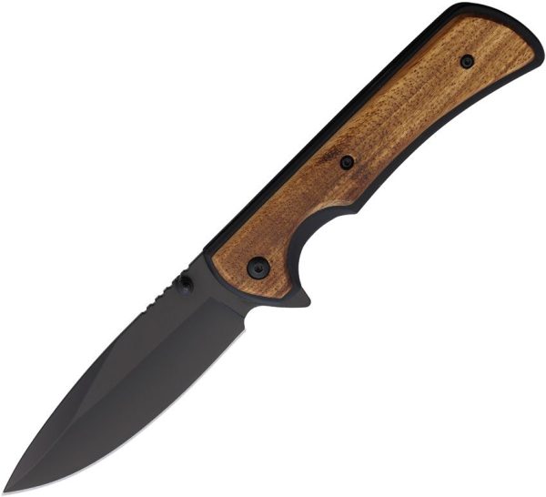 ERA2003BK.jpg Elk Ridge Linerlock A/O Black Aluminum Wood