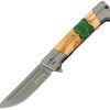 ERA2019GN.jpg Elk Ridge Linerlock Assisted - Green Resin Inlay