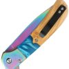 Elk Ridge Linerlock Assisted - Wood Spear Point