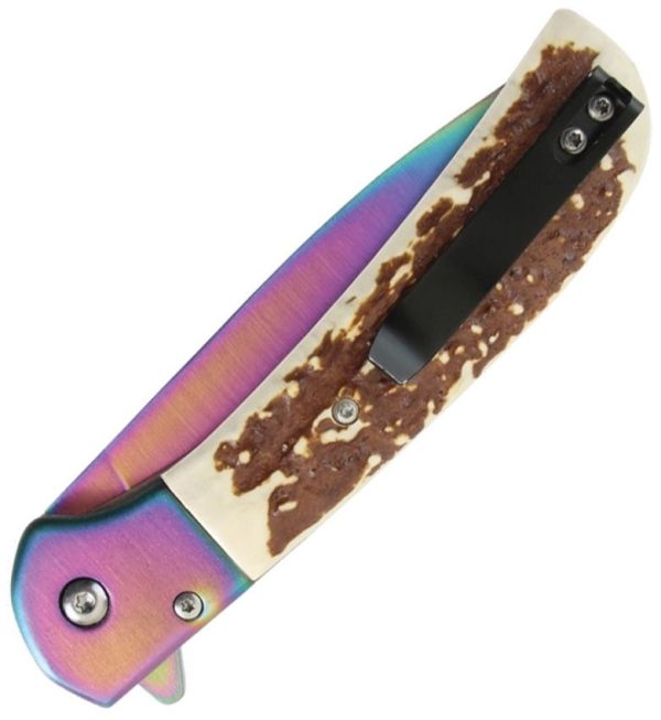 ERA2022RB_add_01.jpg Elk Ridge Linerlock A/O Assisted - Faux Stag Handle