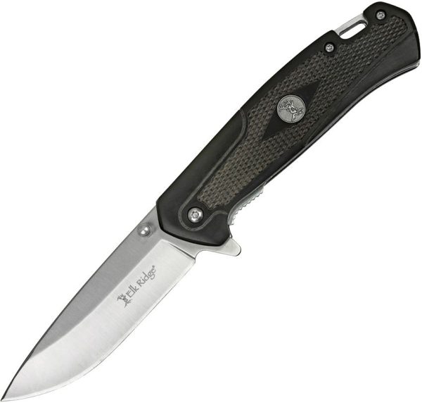 ERA969BK.jpg Elk Ridge Gentleman's Linerlock A/O - Black Wood