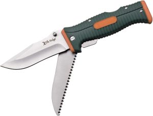 ERFDR001OGN.jpg Elk Ridge Lockback Folding Knife - Orange/Green ABS Handle