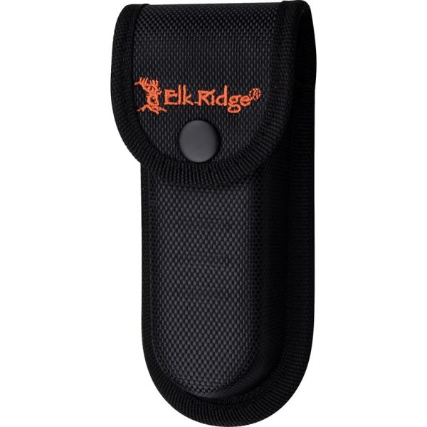 Elk Ridge Lockback Folding Knife - Orange/Green ABS Handle