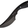 Elk Ridge Fixed Blade Knife - Black G10 Handle 3.25in