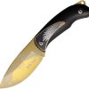Elk Ridge Fixed Blade Drop Point - Gold TiNi Coated