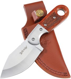 Elk Ridge Fixed Blade - Satin 3Cr13MoV Brown Wood